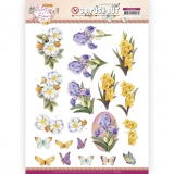 SB10641 JA Stanzbogen Perfect Butterfly Flowers Gladiolie