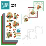 STDO231 Stitch & Do 231 Romantische Papageien