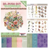 3DPO10052 3D Push Out Buch  Beautiful Butterflies