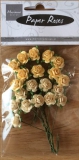 RB2213 Marianne Design Paper Roses, Rose Bunches Yellow