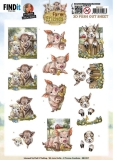 SB11017 YC Stanzbogen Farm Friends Schweinchen