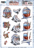 SB10983 AD Stanzbogen Hygge Harmonie Wintersport