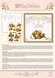 3DCE2005 3D Card Embroidery Sheet AnnsPaperArt Holiday Decor