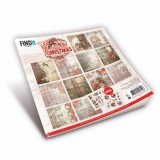 YCPP10082 Papierpack Floral Christmas 20 x20 cm