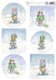 HK1716 Marianne Design Winter Snoesjes Forest