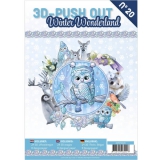 3DPO10020 3D Stanzbogen Buch Winter Wonderland