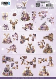 CD12368 BB Schneidebogen Pastel Purple Christmas Mini