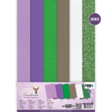 BB-A4-10017 BB Leinen Cardstock Pack Pastel Purple Christmas A4