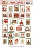 SB11077 BB Stanzbogen Zeitlose Weihnachten -  Briefmarke zum Herausdr�cken