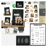 3DVC10016 3D Samtkarten Golden Whisper