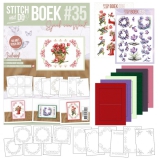STDOBB035 Stitch & Do  A6 Buch 35 Stickbuch von Sjaak van Went Springtime