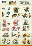 CD12452 BB Schneidebogen  Niedliche Tiere Kleine Motive