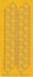 3012/109227 Rautenrand gelb gold
