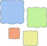 37-1219x Cuttlebug Stanzschablonen Wavy Squares