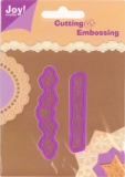 6002-0011x JoyCrafts Schneide und Prgeschablonen 2 Rnder