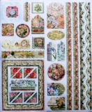 6013-0009 Blumen Altrosa