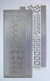 LCR61.3140 Ziersticker Ecken und R�nder silber
