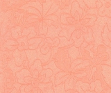 3452 Gepr�gter Metallic-Karton Blume-Blatt Motiv lachs