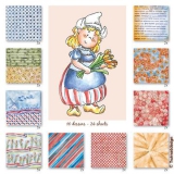 180013-0991 Clear Stamp und Papier B�uerin