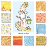 180013-0993 Clear Stamp und Papier Badegirl