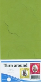 494478 Turn around Stanzkarte Blume blau