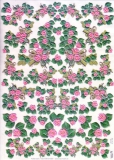 574129x gepr�gtes Transparentpapier Rosen