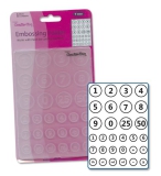 CTFD3010x Pr�geschablone Numbers