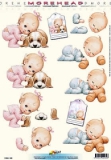 11052-035 Morehead Baby mit Hund und Teddy