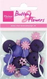BF0705 Buttons & Flowers Dunkel blau