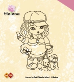 ST10013 Helene mit Hunde