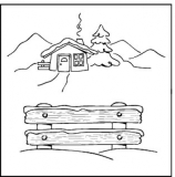 EC0115 Eline´s Clearstempel Zaun und Htte