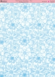 DBCRD058 Watercolour Flowerbed - Blue