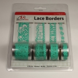 BL382799 Selbstklebende Lace Borders Birthday Aqua