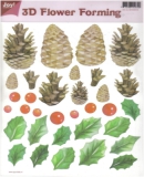 6018-0018 3D Flower Forming Tannenzapfen
