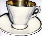 123T Doppelkarte Kaffeetasse