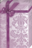 151T Doppelkarte Geschenk lila