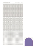 STDM76 Hobby-Dots Sticker Mirror violett