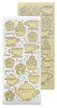 LCR61.7414 Tea & Cupcake Stickers Glitter silber