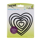 XCU 503004 Nesting Dies Heart (5 Teile)