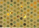 Cirkelpapier, gold