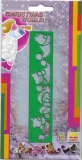 Embossing Schablone Christmas World INE 202 Baeren-Rand