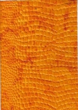 Krokodilpapier orange