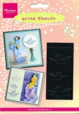 MG0841o Geisha Stencils Kranich