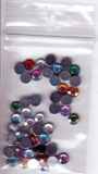 P25 Glitzersteine rund