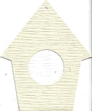 Passepartout-Karte Vogelhaus