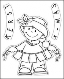 EC0101 Eline Clear Stamps Toddler x-Mas