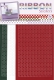 3.9867 Ribbon Stickers Set  Gingham Square 