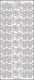 1188 Stickerbogen silber Schmetterlinge