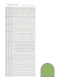 STDM05C Hobbydots Sticker mirror Lime