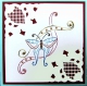 K10-2 Stickvorlage Schmetterling